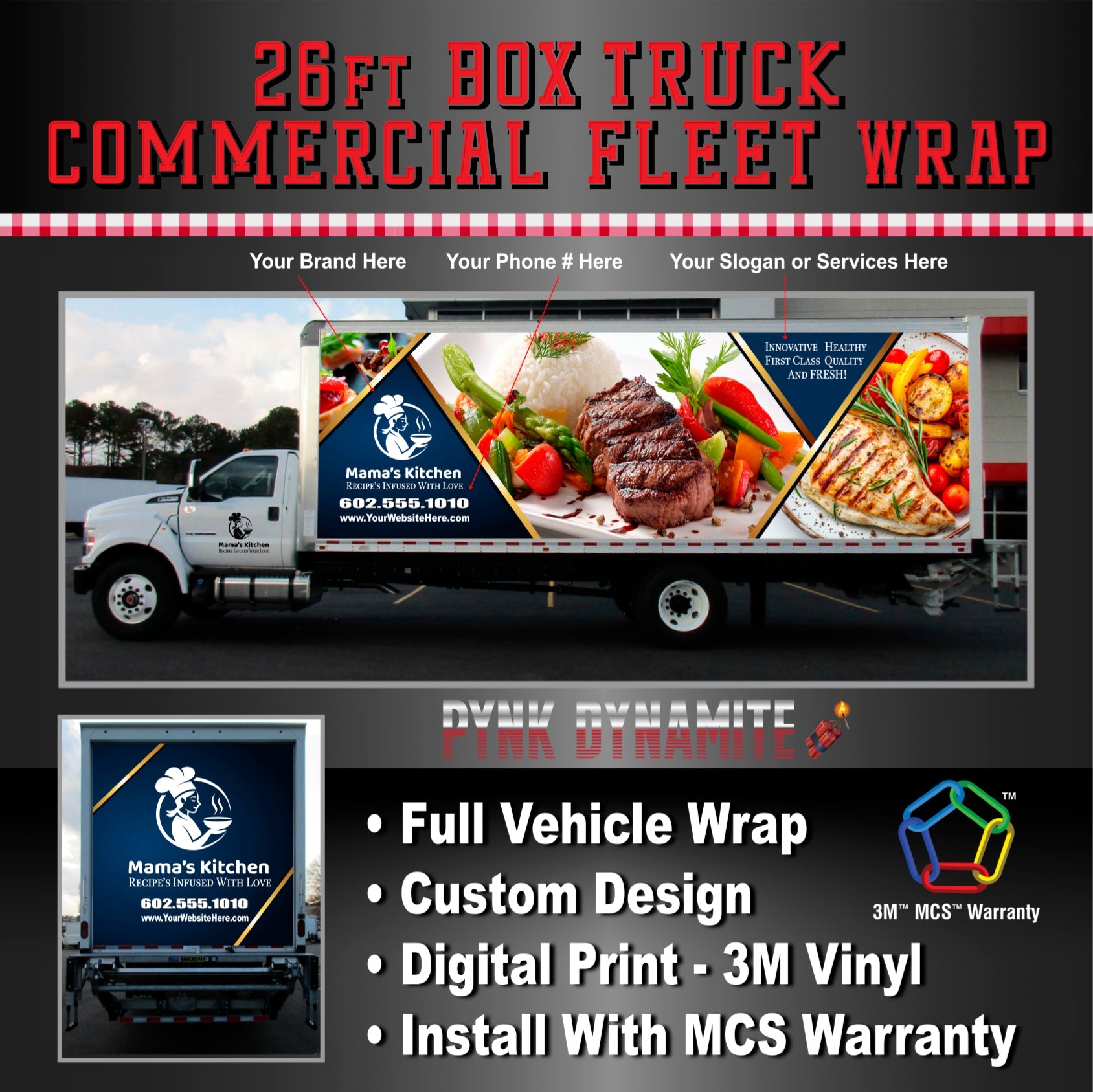26' Box Truck - Commercial Fleet Wraps