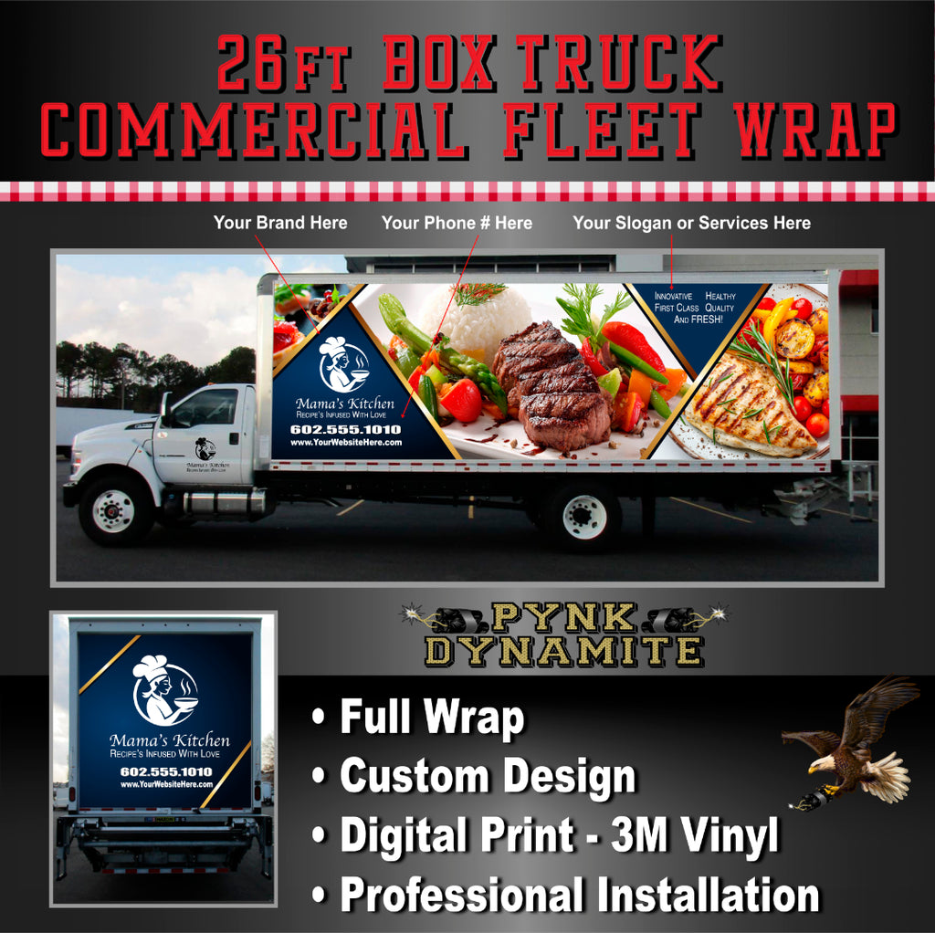 26 FT BOX TRUCK - FULL WRAP